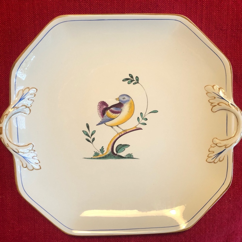 Spode Square Handled Cake Plate (Y4973)